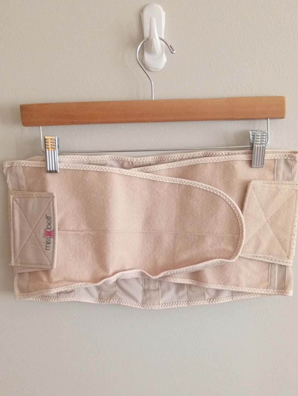 Miss Belt Beige Waist Trainer Support Belt Size L/XL Compression